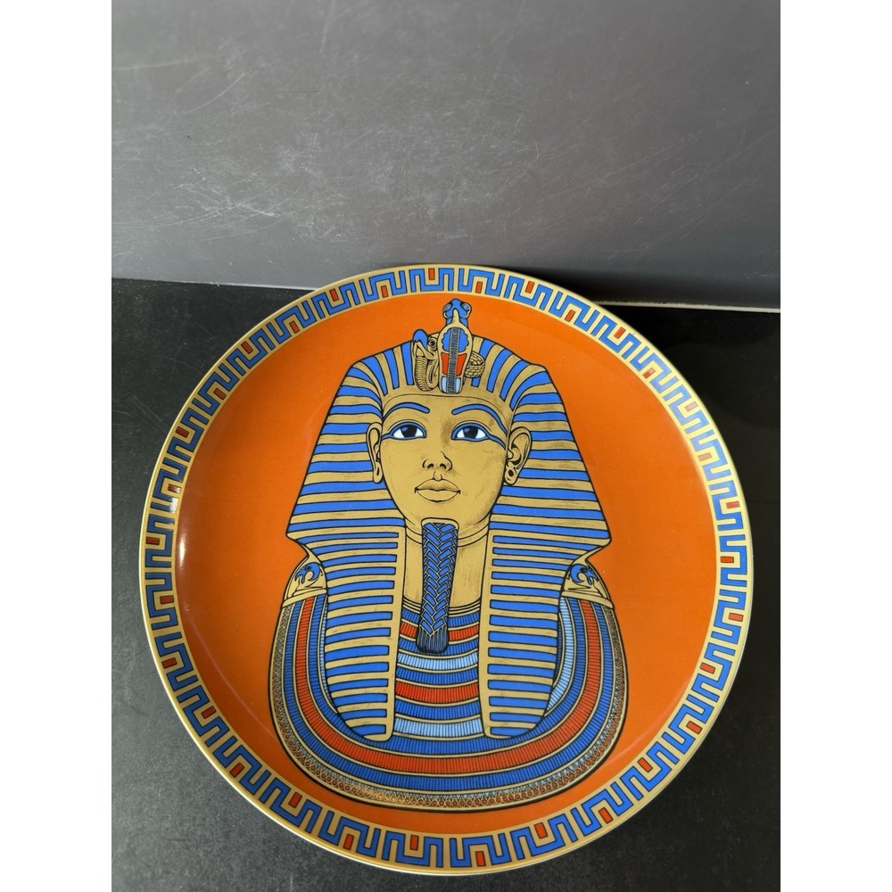 King Tutankhamun Dish Numbered Porcelain & Gold Series Egyptian Kaiser Xx